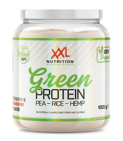 Fuel your body with Green Protein - the ultimate plant-based blend of pea, rice, and hemp protein. 