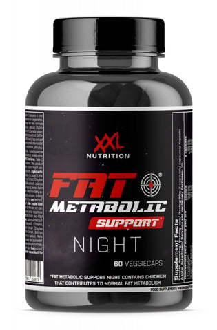 Maximize fat burning while you sleep with Fat Metabolic Night by XXL Nutrition, available in Curacao at Mangusa Hypermarket. 