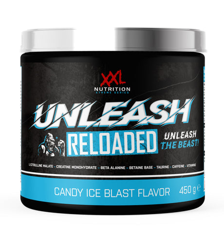 Unleash your potential with Unleash Reloaded - Pre Workout from XXL Nutrition.