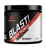 Elevate your workout intensity with the refreshing XXL Nutrition Blast! Caffeine-Free Pre Workout, featuring the invigorating flavor of fruit punch. Unleash your full potential with this stimulant-free pre-workout blend, available exclusively at Mangusa Hypermarket.